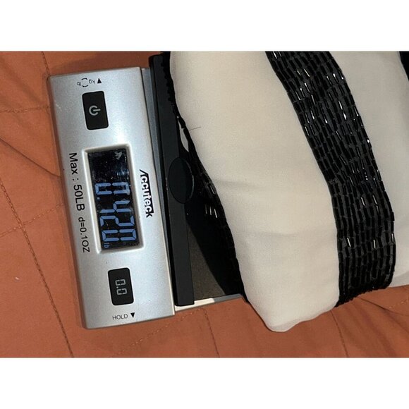 Alice + Olivia White Tank Top With Sequined Stripes Women's Size small - Picture 7 of 7